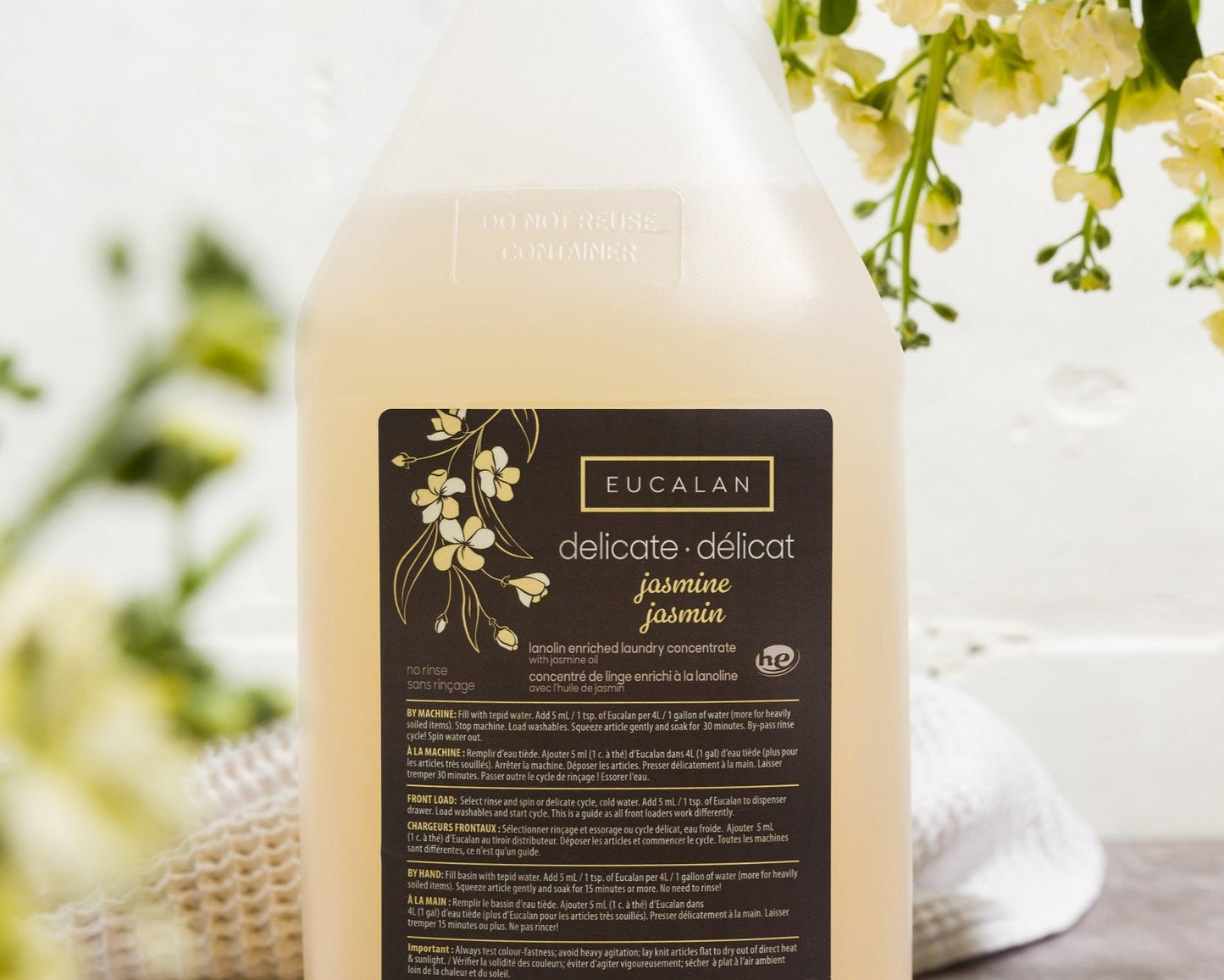 ユーカラン ジャスミン(4L) ポンプ付き【デリケート素材専用エコ洗剤EUCALAN】